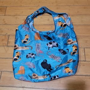 BEE GREEN Kitty Cat nylon Foldable shopping bag